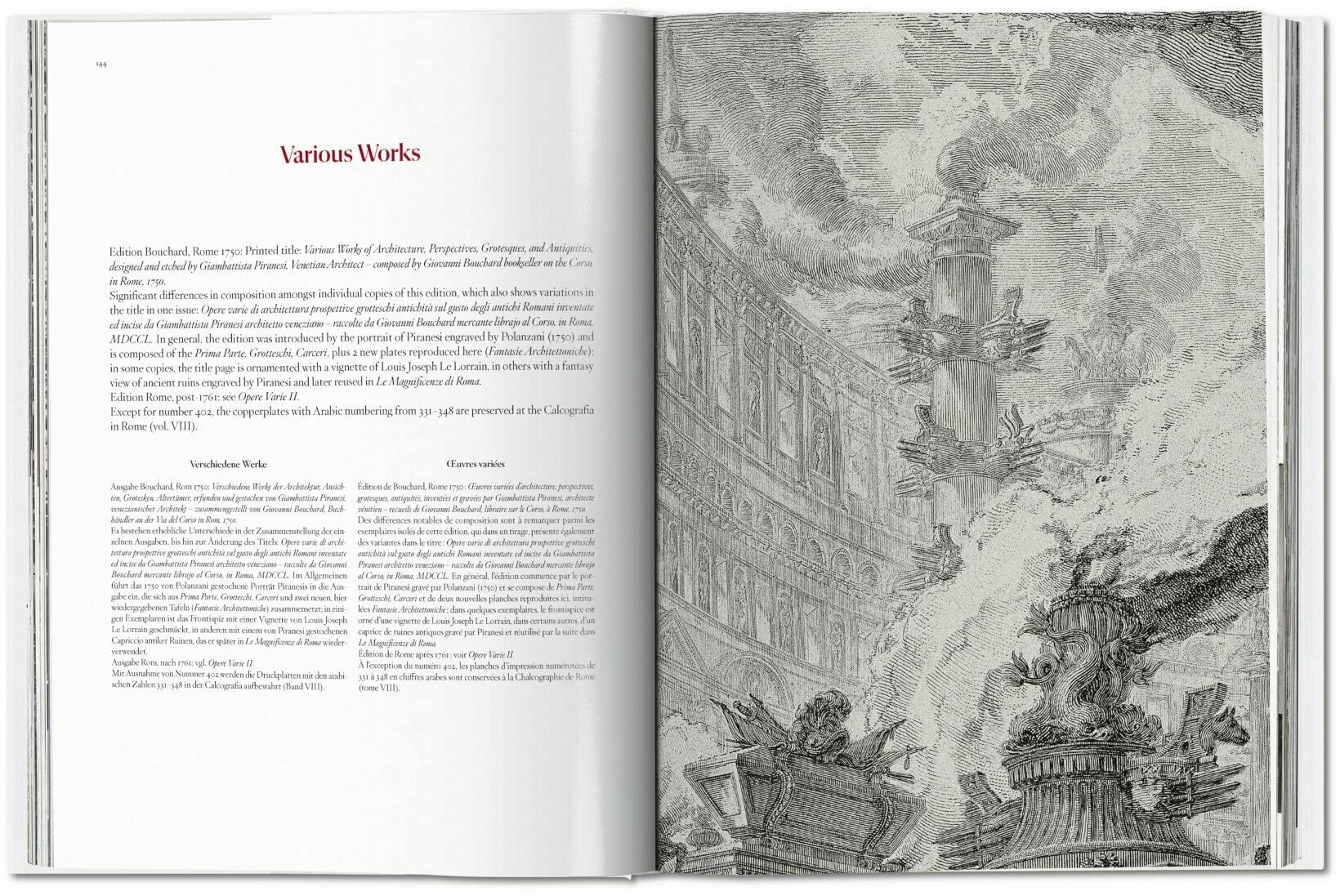 Piranesi. The Complete Etchings - Teşvikiye Patika Kitabevi